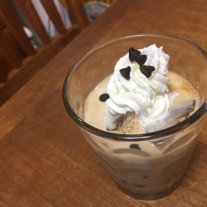 カフェ風！クリームたっぷりアイスコーヒー